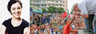No encerramento da caravana no Rio de Janeiro, o ex-presidente Luiz Inácio Lula da Silva recebeu o apoio da professora de Filosofia Marcia Tiburi; "Eu quero prestar o meu apoio à candidatura do Lula à presidência, por perceber que essa candidatura representa a esperança mais concreta, mais real e mais definitiva neste momento em que experimentamos uma profunda dor política em relação ao golpe", disse ela; "Lula é uma figura que levou o seu legado de classe para o processo político"; Marcia Tiburi disse ainda que quando Lula retorna à Presidência, não esquecer dos povos indígenas, da questão racial e das mulheres, "pois as mulheres sofrem demais, as mulheres todas são trabalhadoras"; assista ao vídeo 
