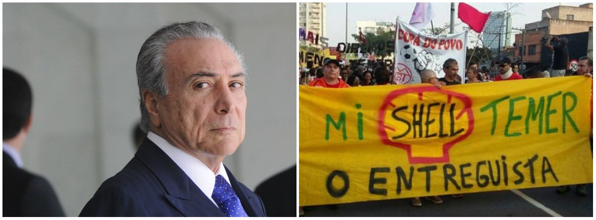 Jornalista João Filho, do Intercept Brasil, lembra que "Michel Temer e seus comparsas empreenderam mais um ataque contra os cofres públicos"; "A base governista aprovou uma MP que fará o país abrir mão de 1 trilhão em impostos em favor das petrolíferas estrangeiras que irão explorar o pré-sal brasileiro", diz; "Os vendilhões da pátria estão depenando o país e o feirão não tem data para acabar. A entrega do pré-sal virou o grande símbolo da republiqueta de bananas que o Brasil voltou a ser dentro da geopolítica mundial"