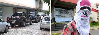 "O golpe dado contra a democracia e o regime de exceção instaurado pelos inimigos do povo brasileiro elege hoje a universidade pública como alvo de seus ataques. Não bastasse o suicídio do reitor da UFSC alvo de perseguição política, a polícia federal invadiu a Universidade Federal de Minas Gerais levando em condução coercitiva o reitor e a vice-reitora daquela instituição", diz o doutor em Serviço Social pela UFPE Eduardo Mara; segundo ele, a situação é semelhante ao "acontecido em Pernambuco quando os campus da UFPE foram ocupados contra o corte de gastos perpetrado pelo golpista Michel Temer"
