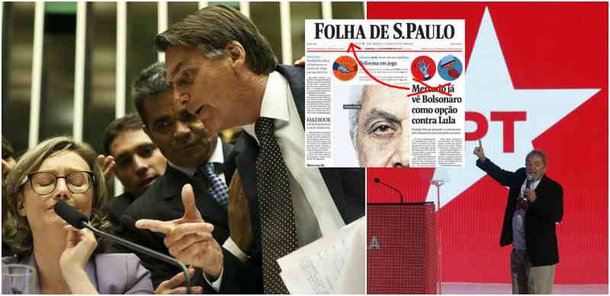 Apesar de começar a "deglutir" Bolsonaro, a Folha ainda o vê com reservas sobretudo na área econômica que, segundo o jornalão dos Frias, "tenta incorporar a sua retórica alguns rudimentos do liberalismo e da responsabilidade orçamentária"