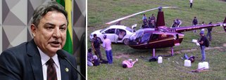 Um helicóptero da família do senador Zezé Perella (SD-MG), que foi apreendido com meia tonelada de cocaína, não pode mais ser chamado de "helicoca", por decisão de uma juíza federal; censura avança no País