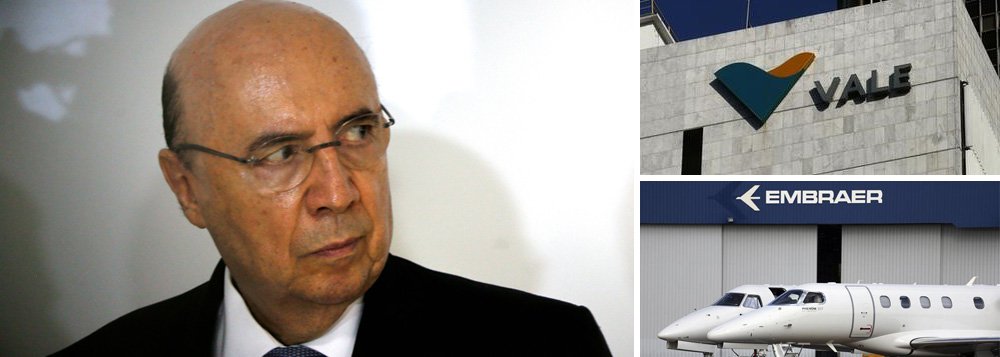 "Na véspera do dia da independência, o Brasil está a um passo de perde-la mais do que já a perdeu", diz Fernando Brito, editor do Tijolaço; ele lembra que Henrique Meirelles enviou ao Tribunal de Contas da União uma consulta sobre como vender as “golden share”, ações que estabelecem o poder de veto a decisões consideradas lesivas ao interesse nacional nas empresas privatizadas, como a Vale, a Embraer e o Instituto de Resseguros do Brasil