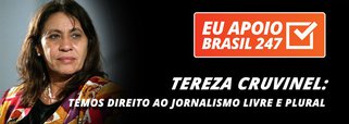 A jornalista Tereza Cruvinel, um dos principais nomes do jornalismo brasileiro e que estruturou a comunicação pública brasileira, apoia a campanha de assinaturas solidárias do 247. "Neste momento, em que o Brasil vive grandes retrocessos, tornou-se ainda mais importante apoiar e garantir a independência editorial de espaços como o Brasil 247. Venho pedir o seu apoio em nome do direito de todos nós a um jornalismo livre e plural", diz ela