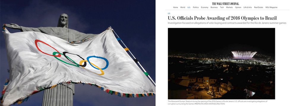 Autoridades policiais dos Estados Unidos investigam alegações de corrupção na atribuição dos Jogos Olímpicos de 2016 ao Brasil, de acordo com pessoas familiarizadas com a investigação, reporta o The Wall Street Journal Nesta quarta-feira (13); investigação é liderada pelo escritório do FBI em Nova York, junto com promotores do Ministério Público dos Estados Unidos no Brooklyn