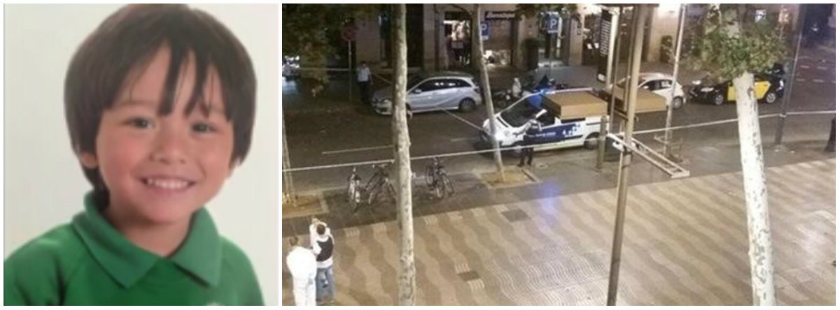 Uma criança de sete anos foi uma das 13 vítimas do ataque com uma van em Barcelona na quinta-feira, disseram neste domingo os serviços de emergência do nordeste da Espanha; a criança, identificada pelo governo britânico como Julian Cadman, foi separada de sua mãe, que foi levada para um hospital em estado grave; autoridades na Austrália e do Reino Unido disseram que a criança estava desaparecida