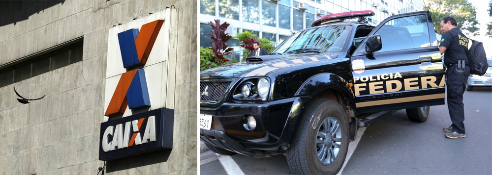 Agentes da Polícia Federal em Brasília estão cumprindo 10 mandados de busca e apreensão por meio da Operação Backbone, que apura desvios de cerca de R$ 400 milhões em recursos públicos por meio de contratos na área de tecnologia da informação (TI) da instituição; segundo os investigadores, empresas do setor de TI pagavam serviços inexistentes para uma empresa de consultoria de um ex-funcionário da Caixa, que em seguida repassava os valores contratados aos envolvidos