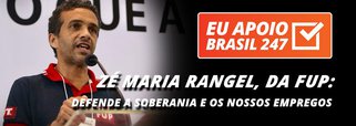 O petroleiro José Maria Rangel, presidente da Federação Única dos Petroleiros (FUP), apoia a campanha de assinaturas solidárias do 247. "O 247 tem sido fundamental na disputa que estamos fazendo pela soberania nacional, que tem reflexos diretos nos empregos do nosso povo. Essa campanha de assinaturas solidárias é fundamental para manter o nosso veículo sempre de pé e com independência editorial, que é a sua marca", diz ele