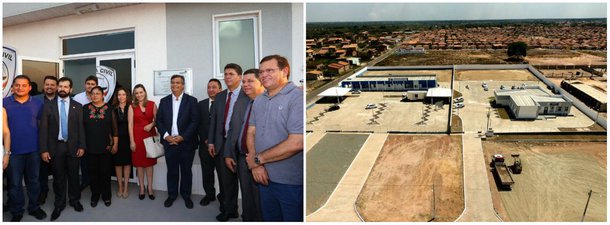 O governador do Maranhão, Flávio Dino, inaugurou um novo Batalhão de Polícia e uma Delegacia Regional em Santa Inês, que também recebeu ruas asfaltadas, além de incentivos para a agricultura familiar e para a prática esportiva; de acordo com o secretário de Segurança Pública, Jefferson Portela, a inauguração segue a política de modernização do sistema de segurança empreendido desde 2015 pelo Governo “com a renovação das estruturas físicas, a entrega de viaturas e o que é mais importante, o aumento do contingente de policiais em todo o Maranhão”; chefe do executivo estadual foi homenageado com o Título de Cidadão Honorário, concedido pela Câmara Municipal