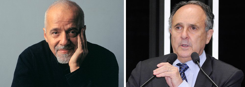 Nem o escritor Paulo Coelho está imune aos tão indesejáveis spams. Por isso, usou sua conta oficial no Twitter para mandar um recado direto ao senador Cristovam Buarque, que enche sua caixa de entrada com e-mails; “@Sen_Cristovam favor remover meu endereço de e-mail da sua lista de spam, tentei várias vezes e não funciona. Não me interessa o que pensa”, tuitou Paulo Coelho