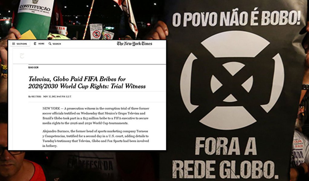 O momento é oportuno para lembrar que a Globo está em mãos de seus credores norte-americanos. O grupo entrou com um pedido de falência de suas dívidas internacionais no dia seguinte à vitória de Lula em 2002. A Globo tentou dar um beiço em seus credores nos EUA, mas não conseguiu