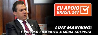 O ex-prefeito de São Bernardo do Campo e presidente estadual do PT, Luiz Marinho, apoia a campanha de assinaturas solidárias do 247.  "É preciso combater a grande mídia, essa mídia golpista, que você reclama, que você critica, liderada pela Globo, pela Veja, todas essas tranqueiras. Vamos ler algo que valha a pena. 247 é tudo de bom e eu recomendo a você", diz ele