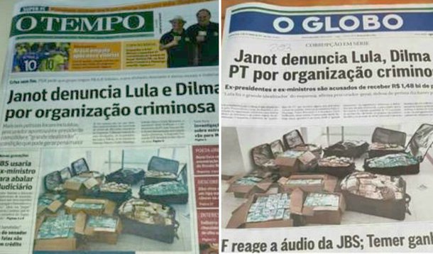 A capa nesta quarta-feira (6) d'O Globo contra Lula e Dilma, sustentada pela foto dos R$ 51 milhões nas malas de Geddel, não foi um "acidente" do jornal dos Marinho. Pelo contrário, houve um método