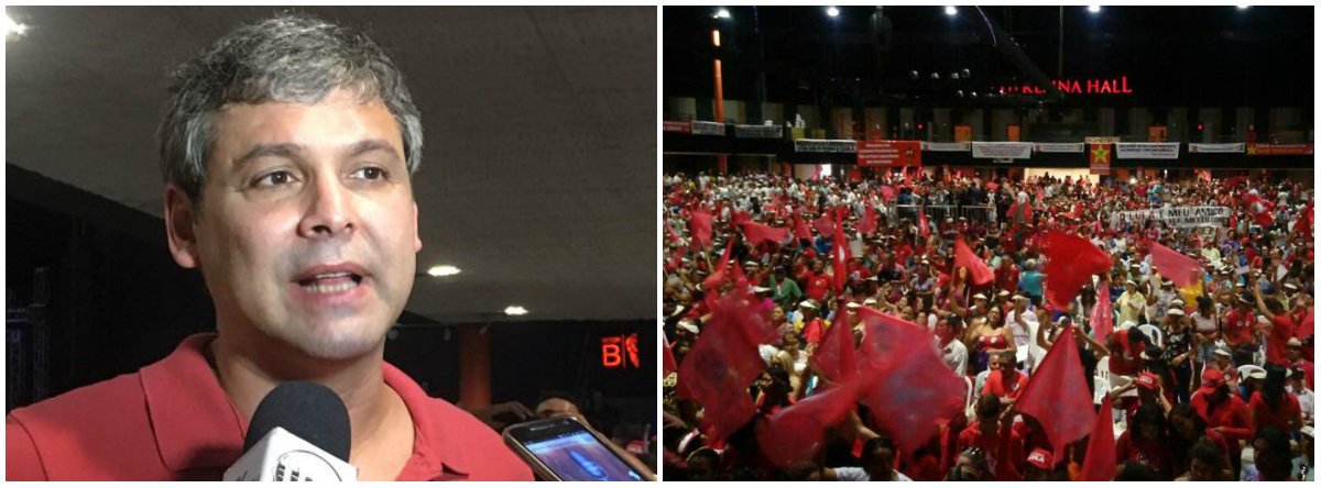 O senador Lindbergh Farias (PT-RJ) acompanha o projeto Lula Pelo Brasil e afirmou as pessoas olham para o presidente Lula e lembram do que foi feito no País; “A inclusão social, 32 milhões de pessoas saíram da pobreza absoluta O Lula aponta isso, para a esperança no novo futuro”, disse o parlamentar, em Teresina; relato do Piauí Hoje