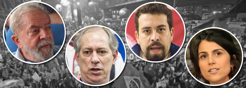 "Hoje, são poucas as candidaturas que se situam no campo democrático: as de Lula, pelo PT, Ciro Gomes, pelo PDT, Manuela D'Ávila, pelo PCdoB, e, eventualmente, de Guilherme Boulos, pelo Psol. Todas as demais, de uma forma ou de outra, estão ligadas a partidos que apoiaram o golpe", diz Leonardo Attuch, editor do 247; "Portanto, esses personagens, e outras lideranças políticas independentes, como o senador Roberto Requião (PMDB-RJ), devem exigir, por meio de nota pública, que Lula tenha o direito de concorrer à presidência. Do ex-presidente, deve-se exigir o compromisso de apoiar o nome, entre as forças democráticas, que estiver melhor situado nas pesquisas, caso sua candidatura venha a ser de fato banida, nesta nova etapa do golpe"