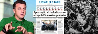 Como a centro-direita brasileira se mostra incapaz de produzir um candidato forte o suficiente para competir com o ex-presidente Lula, uma vez que todos estão associados ao golpe e ao desastre do governo de Michel Temer, a imprensa familiar já tenta fabricar um candidato para chamar de seu; a opção pelo apresentador Luciano Huck, alinhado com os interesses das elites, é cada vez mais evidente; depois das organizações Globo, empregadora de Huck, foi a vez do jornal O Estado de S.Paulo mostrar seu apoio a Huck, exibindo uma constrangedora manchete em que tenta mostrar sua viabilidade para as eleições de 2018