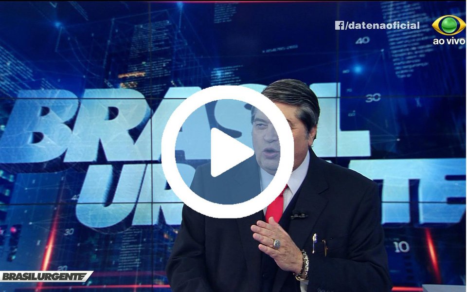 "Isso é uma calamidade, um tapa na cara da sociedade", disse o apresentador, que apoiou o golpe contra Dilma Rousseff, que colocou Michel Temer no poder; "Fiquem mexendo com a boiada, que quando a boiada estourar em cima de vocês eu vou adorar ver um monte de bandido eleito sendo pisoteado pelo povo", disse ele; "Vocês deveriam ser executados em praça pública", disse; assista
