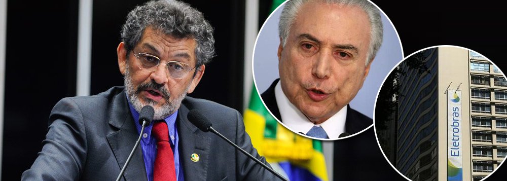 Para o senador Paulo Rocha (PT-PA), o governo de Michel Temer atingiu o limite da irresponsabilidade com a decisão improvisada de privatizar a Eletrobrás em busca de recursos para reduzir o rombo fiscal e amortizar a dívida pública que fez crescer em níveis alarmantes.  “Não se trata apenas de entregar na bacia das almas o patrimônio construído em décadas pelo povo brasileiro, e nem só da inevitável elevação dos custos da energia. Trata-se do risco de levar ao colapso um sistema complexo", diz o senador, em entrevista à jornalista Tereza Cruvinel; apesar da euforia do mercado, entretanto, até mesmo uma agência de risco como a Moodys, através de sua analista Cristiane Spercel,  criticou a medida em nota