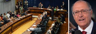 Numa estratégia da base aliada do governador Geraldo Alckmin (PSDB), colegiados na Assembleia Legislativa de São Paulo não funcionam por falta de quorum e disputa política; por outro lado, temas de interesse do governo estadual têm tramitação acelerada
