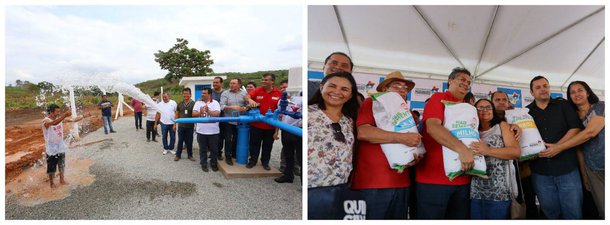 Agora foi a vez dos municípios de Lagoa Grande, Lago do Junco e Lago dos Rodrigues receberem a visita do governador Flávio Dino para inaugurar obras do Mais Asfalto, Escola Digna, sistema de abastecimento de água e entrega de mais de 15 toneladas de sementes, kits de irrigação e títulos de regularização fundiária para agricultores; “Onde tem maranhense o Governo tem que estar presente. Não importa se no município são duas mil, dez mil pessoas. Só se governa bem pisando no chão da realidade”, afirmou o governador 