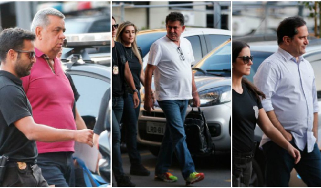 Os deputados estaduais Jorge Picciani, Edson Albertassi e Paulo Melo já se entregaram à Polícia Federal, após a decisão do Tribunal Regioinal Federal da 2ª Região (TRF-2) que determinou nesta terça-feira, 21, o restabelecimento das prisões; Albertassi e Melo se entregaram à Polícia Federal no início da tarde; Picciani foi o último a comparecer; os deputados reclamam da "inversão do rito processual", pois foram presos antes do julgamento e da imposição da pena