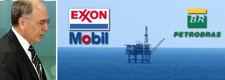 A imprensa norte-americana noticiou a venda de reservas de petróleo com títulos como "atrai interesse" e se torna "o leilão mais bem-sucedido do país"; para o Wall Street Journal, a venda "marca a volta da Exxon", maior petroleira americana, que se associou à Petrobras para derrotar a chinesa Cnooc e outras, adquirindo blocos do pré-sal por mais de US$ 1 bilhão