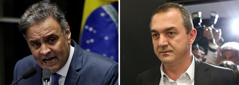 Depois de defender provas de delatores contra petistas, o senador tucano voltou a se posicionar contra a decisão da Primeira Turma do Supremo que o afastou das atividades parlamentares no sentido de que as provas apresentadas pelo empresário Joesley Batista não são legais; "Ainda, digno de nota que, afora a inexistência de crime e a ilicitude das provas envolvidas no caso, a aplicação das chamadas "cautelares diversas da prisão preventiva" são incabíveis a um Senador da República", defende ainda, indicando que irá recorrer