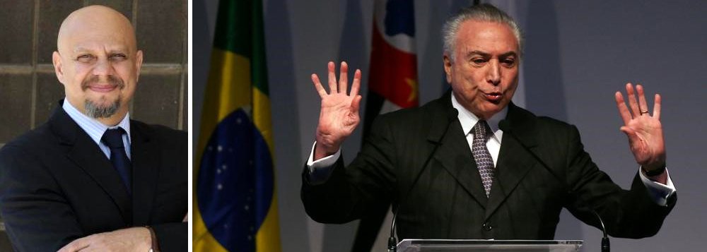 Para o colunista Vicente Nunes, Michel Temer politizou o debate das metas fiscais de olho em mais uma denúncia contra ele que virá da Procuradoria-Geral da República; "Temer está nas mãos de partidos que não têm nenhum compromisso com o país, querem apenas tirar proveito da máquina pública. Há projetos importantes que estão no Congresso que, se votados, dariam uma ajuda importante à equipe econômica para fechar as contas. Mas legendas como o PP e o PR querem tirar o máximo do presidente, pois sabem que, hoje, dificilmente ele conseguiria se livrar de uma nova denúncia da Procuradoria-Geral da República sem o fisiológico Centrão", afirma