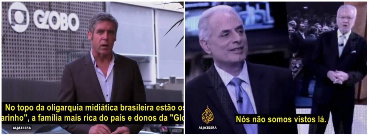 Emissora do Catar Al Jazeera está fazendo uma série especial sobre o oligopólio da mídia no Brasil; o programa The Listening Post, em inglês, foi veiculado pela primeira vez no último sábado (14), e mostrou como a Rede Globo trabalhou para deslegitimar os governos de Lula e Dilma e revela ainda como o grupo atuou para influenciar no impeachment que derrubou a presidente eleita