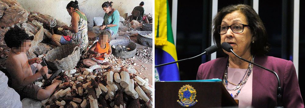 Senadora Lídice da Mata (PSB-BA) apresentou Projeto de Decreto Legislativo para sustar os efeitos da Portaria MTB Nº 1129 de 13 de outubro deste ano que dispõe sobre os conceitos de trabalho forçado, jornada exaustiva e condições análogas à de escravo; "A portaria é tao nefasta, que até a própria Procuradora Geral da República, Raquel Dodge, considerou-a um 'retrocesso à garantia constitucional de proteção à dignidade da pessoa' e deu 10 dias para a Presidência revogá-la", disse Lídice; senadores do PT Lindbergh Farias (RJ), Paulo Rocha (PA), Regina Sousa (PI) e Paulo Paim (RS) também apresentaram proposição no mesmo sentido