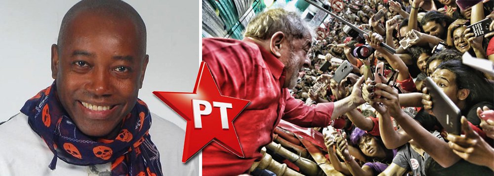 Além de Tássia Camargo e Fábio Assunção, o ator Nando Cunha também se filiou ao PT no último sábado, quando o ex-presidente Lula discursou na quadra da Império Serrano; PT teve mais de 3 mil novas filiações desde a condenação de Lula e militantes têm dito que se trata de um ato de resistência contra a politização do Poder Judiciário
