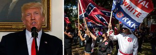 Após sofrer duras críticas no fim de semana, o presidente dos Estados Unidos, Donald Trump, elevou o tom em seus comentários sobe os eventos de racismo que resultaram na morte de uma mulher em Charlottesville; republicano determinou uma investigação e garantiu que os envolvidos serão punidos; "Para qualquer um que agiu criminosamente na violência racista deste final de semana, você será plenamente responsabilizado. A Justiça será feita", disse Trump; "Não vamos poupar recursos parar proteger cidadãos americanos", garantiu