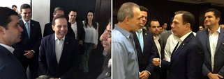 Cumprindo agenda como presidenciável, o prefeito de São Paulo, João Doria (PSDB), recebeu o título de cidadão honorário de Maceió concedido pela Câmara Municipal; com o forte esquema de segurança montado pela organização, o protesto de um grupo de manifestantes não foi sequer visto pelo mais novo cidadão maceioense; até mesmo os tucanos alagoanos avaliaram, do ponto de vista político, que o PSDB tem outros bons nomes que podem ser candidatos em 2018