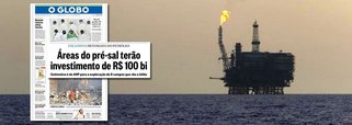 O jornal O Globo já não s preocupa mais em disfarçar seu entreguismo; a manchete do periódico da família Marinho nesta segunda exalta a venda do patrimônio do pré-sal a petroleiras estrangeiras
