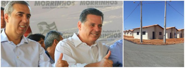 O governador Marconi Perillo definiu o vice-governador José Eliton como "uma das maiores referências em administração do País” durante agenda na cidade de Morrinhos (GO); “Ele foi fundamental para que Goiás superasse a crise econômica que se abateu sobre o Brasil”, completou Marconi, que entregou 50 unidades habitacionais no município goiano; no total, 931 unidades receberam recursos para reforma no município