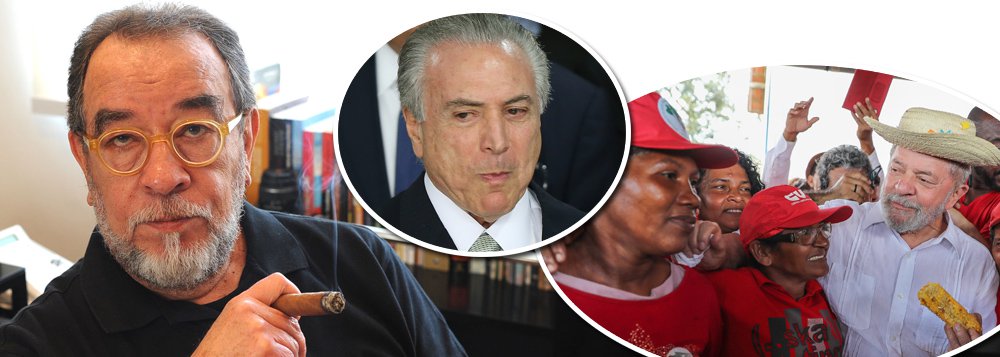O jornalista e escritor Fernando Morais, editor do Nocaute e um dos principais nomes da literatura brasileira, diz que Michel Temer conseguiu um prodígio: o de reunir a maior coleção de batedores de carteira num único governo; "se ele ficar até o fim, não restará um figo podre nas mãos do estado brasileiro", afirma; atualmente, além do Nocaute, Morais se dedica a escrever uma biografia do ex-presidente Lula e diz que ele será lembrado pela História como um nome ainda maior do que Getúlio Vargas; em relação ao golpe, ele diz estar convencido da participação dos Estados Unidos na deposição da presidente Dilma Rousseff; assista a íntegra