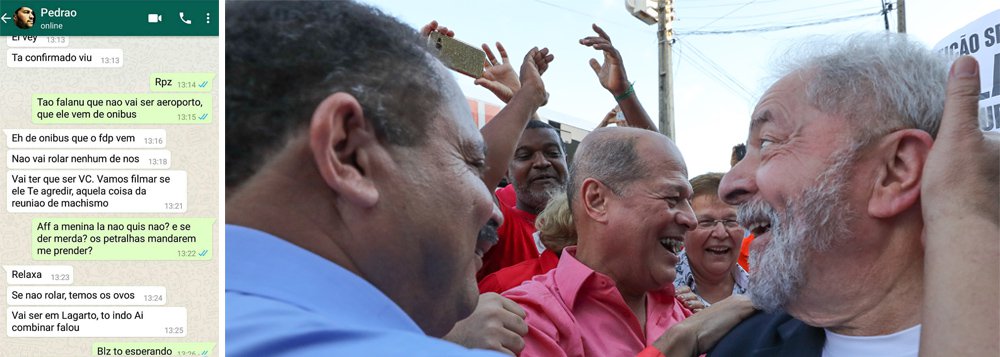 Print de conversa no Whatsapp mostra militantes do Partido Socialismo e Liberdade (Psol) fazendo ameaças ao ex-presidente Luiz Inácio Lula da Silva; Um dos participantes no diálogo seria o filho da presidenta do Psol no Sergipe, Sônia Mary 