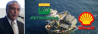 O governo de Michel Temer (PMDB) começa a entregar mais um patrimônio nacional para o capital estrangeiro; está valendo um acordo de "colaboração mútua" entre a Petrobras e a Shell, gigante do petróleo; a iniciativa visa melhorar práticas administrativas, compartilhar técnicas e reduzir custos; na prática, a Petrobras acaba de dar acesso à Shell a tecnologia de exploração do petróleo no pré-sal; só a estatal brasileira detém essa tecnologia desenvolvida seu centro de pesquisa na ilha do Fundão, na cidade universitária da UFRJ