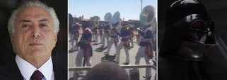 Desfile da Independência deste 7 de setembro contou com uma apresentação inusitada; a Banda do Batalhão da Guarda Presidencial (BGP) tocou a clássica Marcha Imperial, tema de Star Wars, na cerimônia, onde estava Michel Temer; Darth Vader é conhecido como um dos maiores vilões da história do cinema; vídeo foi divulgado pelo site Curta Mais