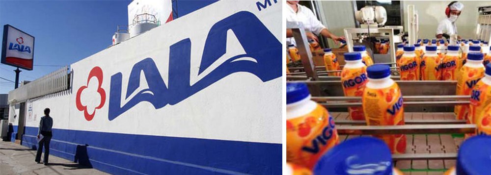 Grupo mexicano de laticínios Lala assinou acordo para comprar a fabricante brasileira de produtos lácteos Vigor em uma operação avaliada em R$ 5,7 bilhões; valor corresponde à participação de cerca de 20% detida pela processadora de carne JBS e aos 80% por cento restantes detidos pela holding J&amp;F;  JBS e J&amp;F são grupos controlados pela família Batista, que se viu forçada a se desfazer de ativos após o escândalo deflagrado em maio pelas delações premiadas dos irmãos Joesley e Wesley Batista que envolveram Michel Temer