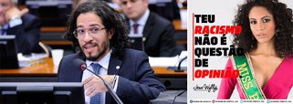 "O racismo no Brasil é de tal forma impregnado que há aqueles que não conseguem simplesmente assistir a uma pessoa negra vencer um concurso de beleza. Existe gente que não consegue suportar a ideia de uma mulher negra no topo de uma competição de aparências", diz o deputado federal Jean Wyllys (Psol-RJ)l; "Mas ainda bem que a beleza de Monalysa Alcântara, a nova miss Brasil [oxalá, miss universo, em breve!] é tamanha que ofusca os odiosos"