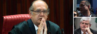 Em entrevista à Rádio Gaúcha, nesta manhã, o ministro Gilmar Mendes, do Supremo Tribunal Federal, disse que imagina ter sido gravado pelo empresário Joesley Batista e admite que seu instituto, o IDP, recebeu patrocínios da JBS; ao ser questionado sobre conflitos de interesses, uma vez que grandes empresas têm ações no STF, Gilmar comparou a sua situação à dos meios de comunicação; "vocês deixam de publicar reportagens de empresas que patrocinam a Rádio Gaúcha?", questionou; Gilmar disse ainda que a administração de Rodrigo Janot, na procuradoria-geral da República, foi uma "gestão de bêbado"; ele também admitiu que pode pedir a anulação das provas contra Michel Temer e Aécio Neves; assista