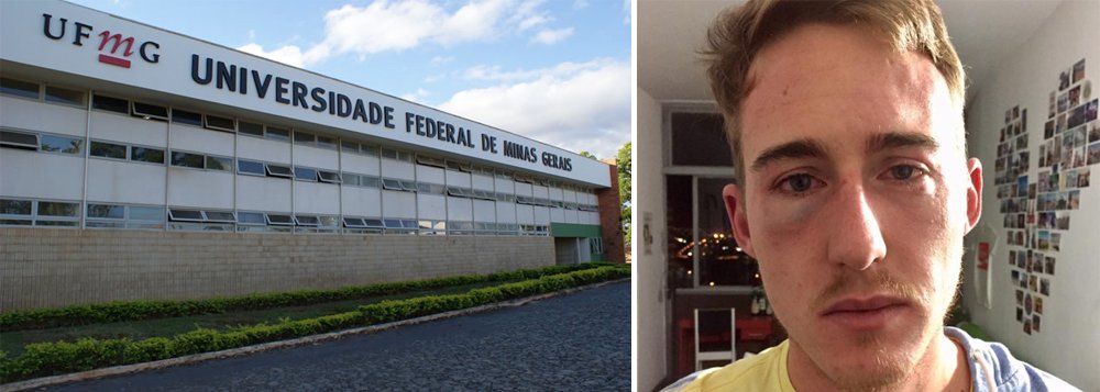 A Universidade Federal Minas Gerais (UFMG) emitiu nota repudiando a agressão ao norte-americano Shane Landry, que há dois anos e meio cursa demografia na instituição, e foi espancando no Centro de Belo Horizonte, junto com um colega; provavelmente foi crime de homofobia; “Condenamos e repudiamos, de forma veemente, qualquer forma de discriminação ou preconceito por orientação sexual ou qualquer ação que fira a dignidade das pessoas”, afirmaram o reitor Jaime Ramírez e a vice-reitora Sandra Almeida