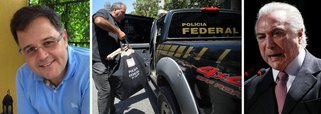 O jornalista Luis Costa Pinto criticou Michel Temer nesta terça-feira, 12, por dizer “facínoras roubam do país a verdade”, um dia depois da Polícia Federal concluir que ele comanda a quadrilha do PMDB na Câmara e recebeu R$ 31,5 milhões em propinas; "Hoje Temer passou a chamar de facínoras... quem? A Polícia Federal? O Ministério Público? Os que mostram o caminho das pedras que darão no oceano de roubos que ele lidera? E isso, posto assim numa nota oficial do Palácio do Planalto, é lido com placidez por todos? Temer e sua assessoria transformam em indignos os aposentos palacianos", diz Costa Pinto em seu Facebook