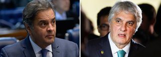 Em novembro de 2015, o senador Aécio Neves (PSDB-MG) defendeu que o Senado se manifestasse em votação aberta pela prisão do senador Delcídio do Amaral (PT-MS); agora, pode se livrar do afastamento do mandato por meio de uma votação fechada; vale lembrar que, contra Delcídio, o tucano antecipara que o PSDB tendia a acompanhar o que constava nos autos enviados pelo STF, no caso, manter a prisão