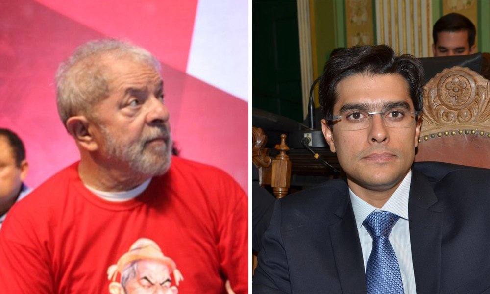 O ex-presidente Lula iniciou seu discurso nesta noite, na Arena Fonte Nova, em Salvador, com o assunto do dia: a suspensão da cerimônia marcada para esta sexta na Universidade Federal do Recôncavo da Bahia, que lhe concedeu o título Doutor Honoris Causa; proibição se deu por ação impetrada pelo vereador de Salvador Alexandre Aleluia (DEM); "Eu queria apenas falar para esse vereador, que eu nem conheço, que ele tem o direito de não gostar de mim porque ele é do DEM. Não precisa ele gostar de mim, porque eu não gosto deles. Ele não está com medo que eu receba o título pelo que fiz, mas pelo que a gente vai fazer", disse Lula