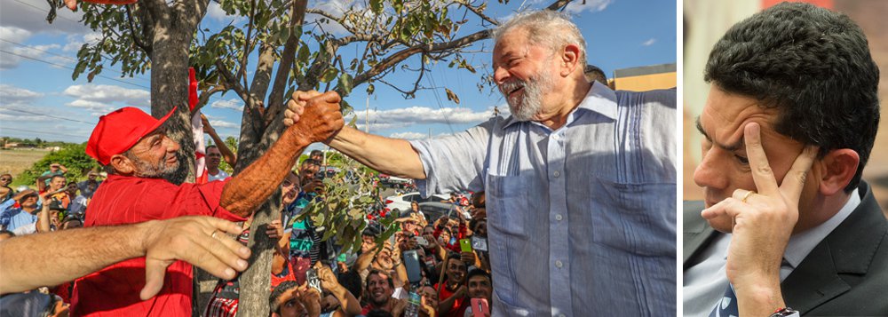 "A pesquisa CNT/MDA, divulgada hoje, é a primeira pesquisa do 'setor empresarial' divulgada desde que Sérgio Moro condenou o ex-presidente Lula à prisão, no dia 12 de julho. E o tiro saiu pela culatra", avalia o jornalista Fernando Brito, editor do Tijolaço sobre o levantamento que o ex-presidente Lula mantendo a dianteira da preferência do eleitor; "Lula, não perdeu,  continuou subindo e Bolsonaro firmou-se como adversário, coisa que os tucanos não conseguiram, enquanto Marina Silva permanece em seu constante estado de animação suspensa"