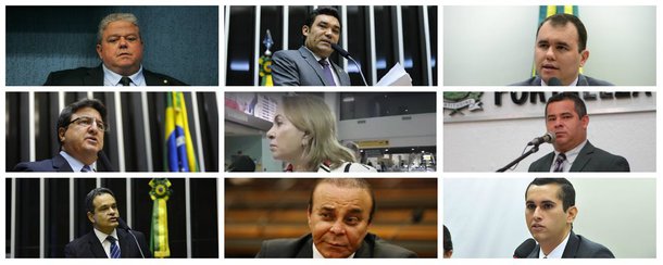 A bancada cearense de deputados federais votou divida. Dos 22 deputados federais cearenses, nove votaram a favor de Temer, dois não compareceram à votação e beneficiaram, dessa forma, a Temer e onze votaram pela investigação dos crimes de corrupção praticados por Michel Temer. Os deputados cúmplices da corrupção foram: Aníbal Gomes e Moses Rodrigues, (PMDB); Danilo Forte (PSB); Domingos Neto (PSD); Genecias Noronha (SD); Gorete Pereira (PR); Macedo e Paulo Henrique Lustosa (PP)  e Vaidon Oliveira (DEM).