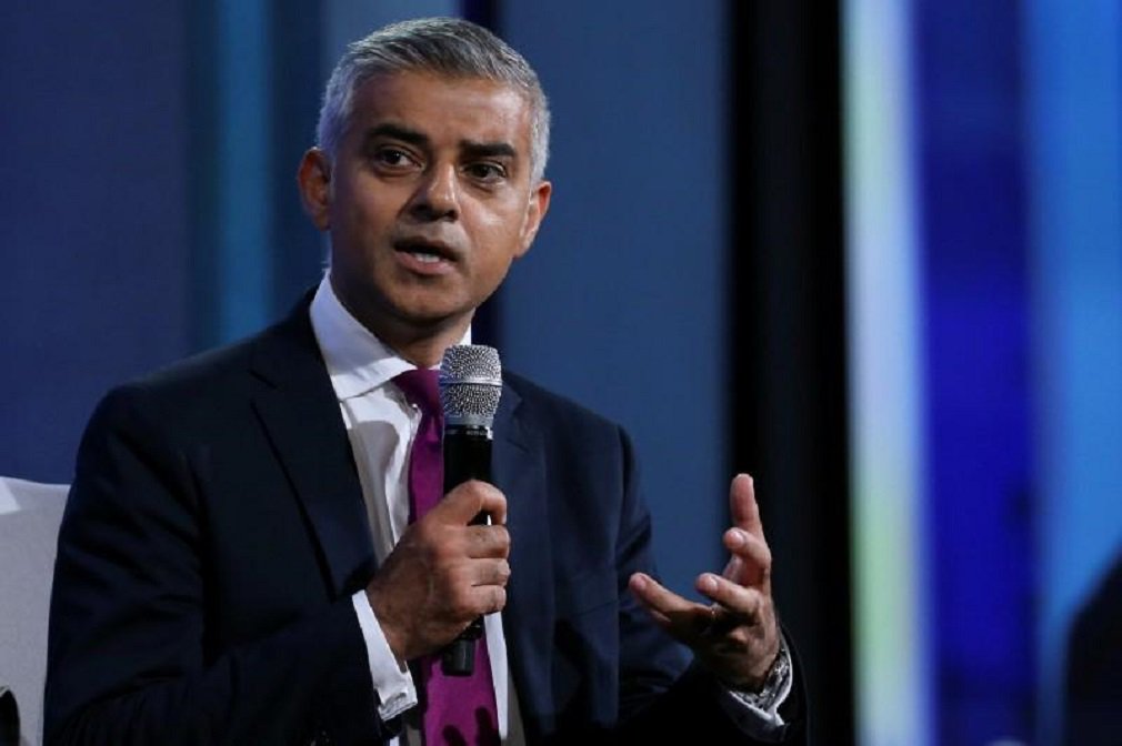 Mayor of London Sadiq Khan speaks during the plenary session "Partnering for Global Prosperity" at the Clinton Global Initiative 2016 (CGI) in New York, U.S., September 19, 2016. REUTERS/Shannon Stapleton