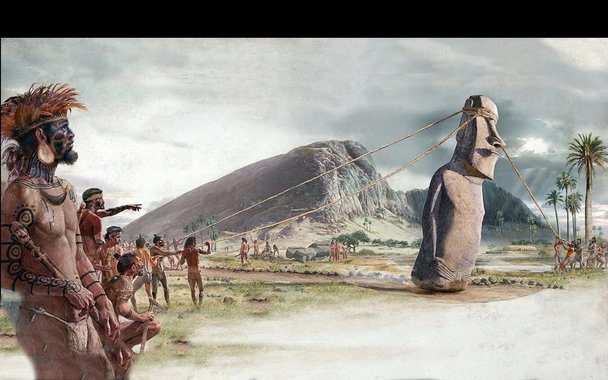 A história foi injusta com a civilização da Ilha de Páscoa. Pesquisas recentes propõem uma verdade bem diferente sobre as razões pelas quais colapsou uma das mais interessantes, remotas e isoladas culturas surgidas na imensidão do Oceano Pacífico.