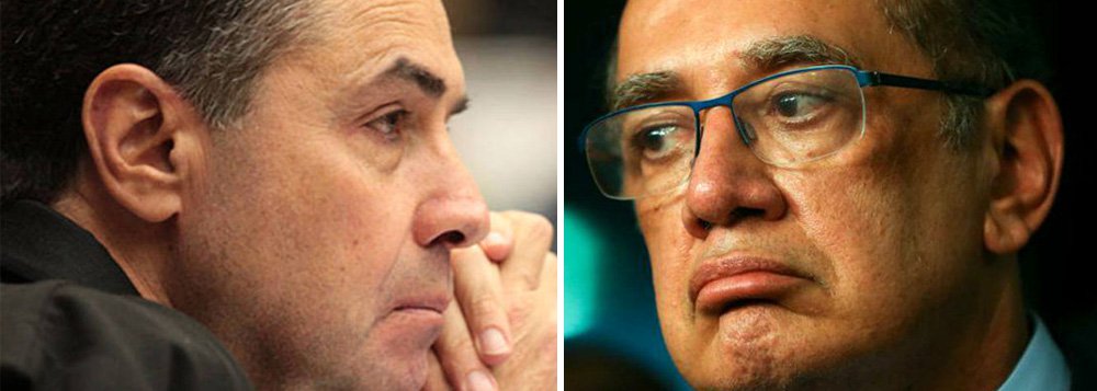 O embate entre os juízes do STF Luís Roberto Barroso e Gilmar Mendes é nova evidência da degradação irreversível da Suprema Corte do país, defende o colunista do 247 Jeferson Miola; para ele, os argumentos de Barroso contra o colega Gilmar são "sólidos" e encontram abrigo no artigo 95 da Constituição, no Código de Ética da Magistratura, na Lei Orgânica da Magistratura e no Código de Processo Civil; "As declarações de Barroso são comprometedoras não somente para Gilmar, mas principalmente para o próprio Supremo. Elas chegam em péssimo momento para Gilmar. Nesta semana, descobriu-se que ele manteve 46 contatos telefônicos com o criminoso Aécio Neves logo após o presidente do seu PSDB ser flagrado combinando propina com o empresário corruptor Joesley Batista", diz Miola